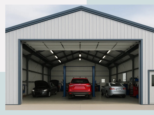 Ангары из сэндвич панелей от 623 руб. в Благовещенск