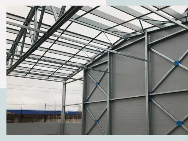 Каркасные ангары от СтальСтрой-Бгв по цене от 623 руб.
