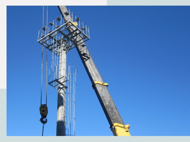 Монтаж осветительных мачт в Благовещенск от 623 руб.