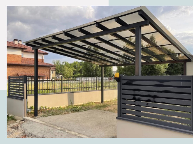 Металлические навесы в Благовещенск от 623 руб. за м²