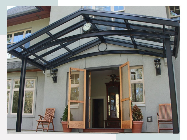 Козырьки металлические в Благовещенске