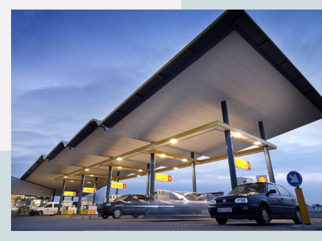 Навесы для АЗС в Благовещенск от 623 руб. - Защита и комфорт
